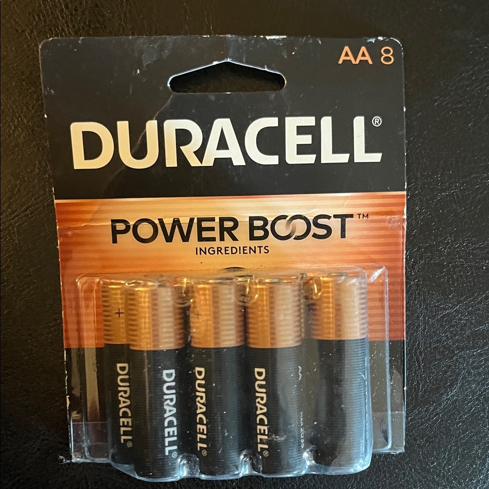 Duracell Power Boost AA Batteries - Copper & Black (8 Pack)